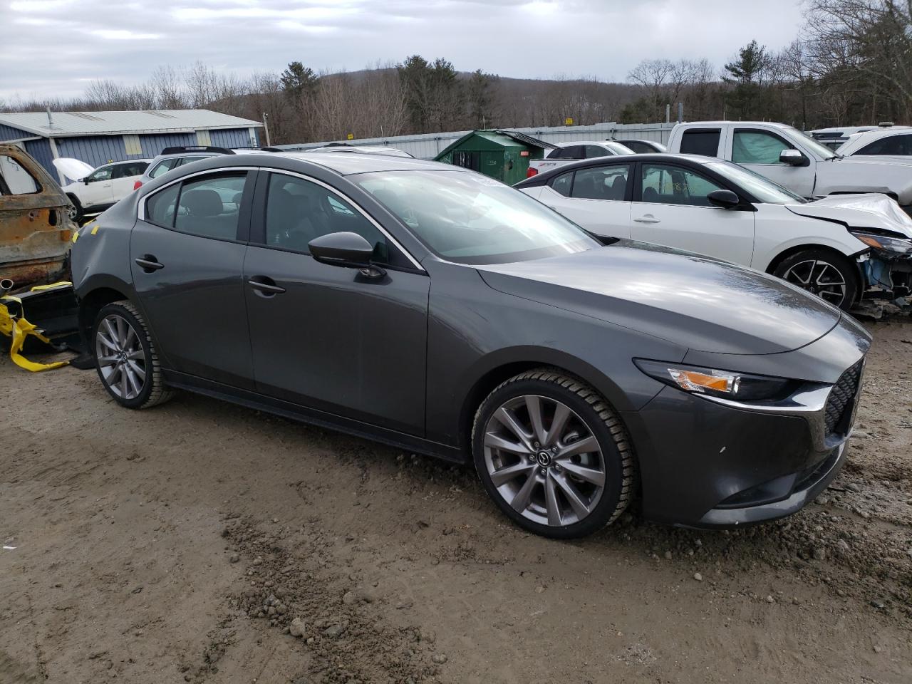2023 Mazda 3 VIN 3MZBPABM7PM379447 Copart auction photo, rear end / minor dent/scratches damage thumbnail 4
