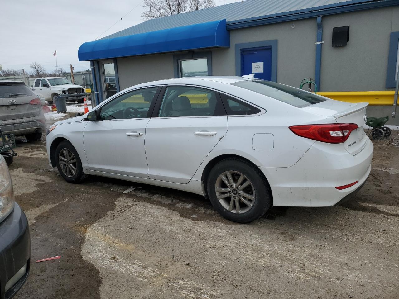 2015 Hyundai Sonata VIN 5NPE24AF7FH003628 Copart auction photo, front end damage thumbnail 2