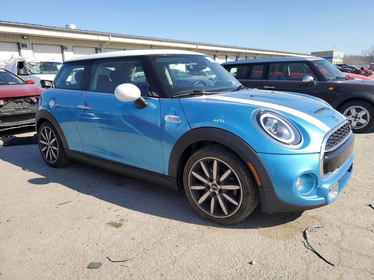 2019 MINI Cooper VIN WMWXP7C52K2A50805 Copart auction photo, water/flood damage thumbnail 4