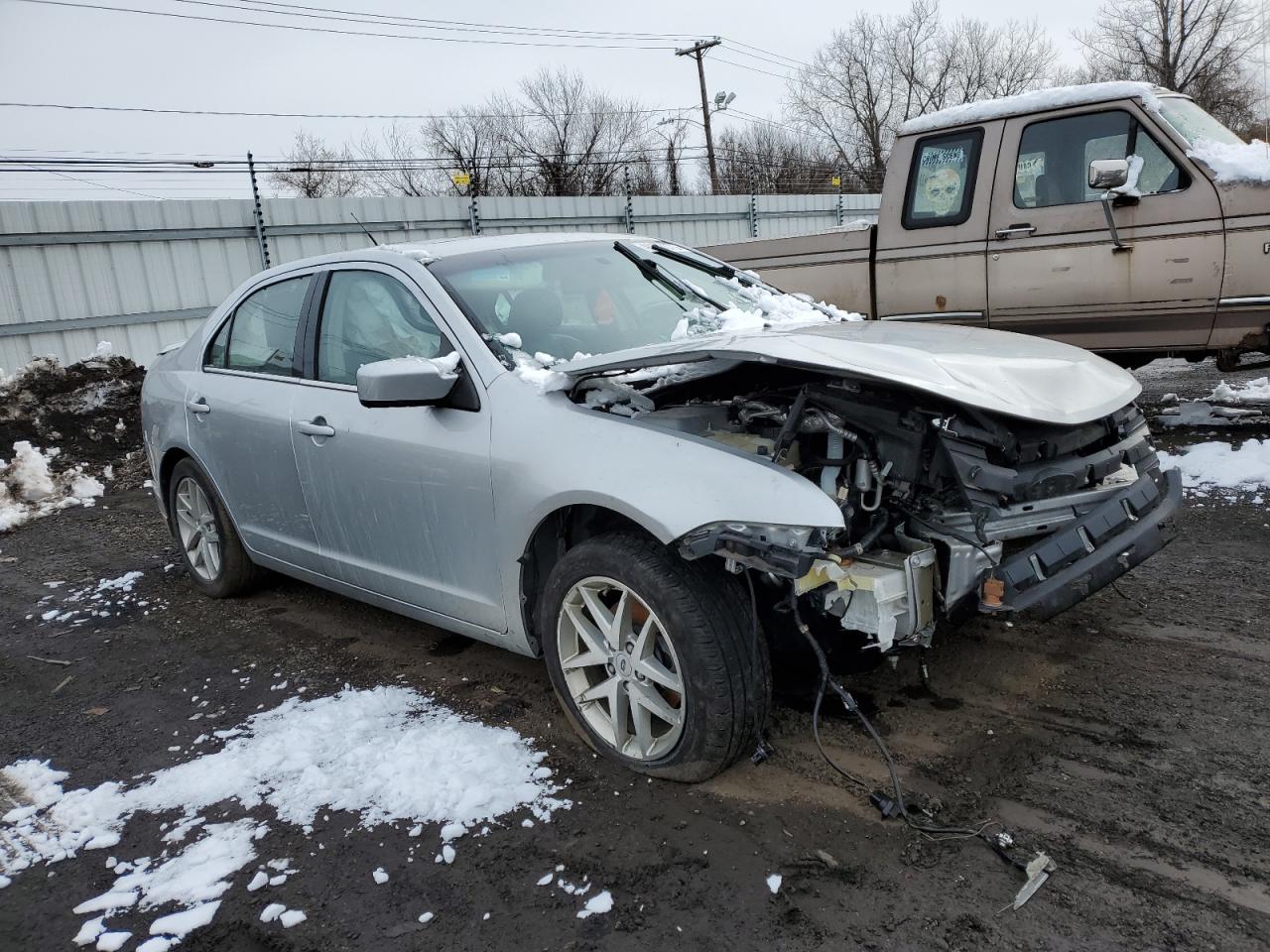 2012 Ford Fusion VIN 3FAHP0JA1CR141255 Copart auction photo, front end damage thumbnail 4