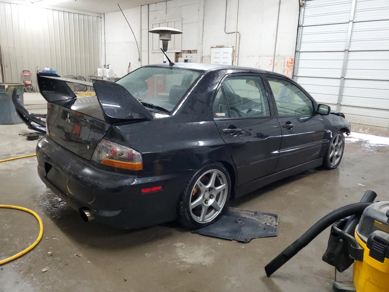 2005 Mitsubishi Lancer Evolution VIN JA3AH86D45U023317 Copart auction photo, front end / mechanical damage thumbnail 3