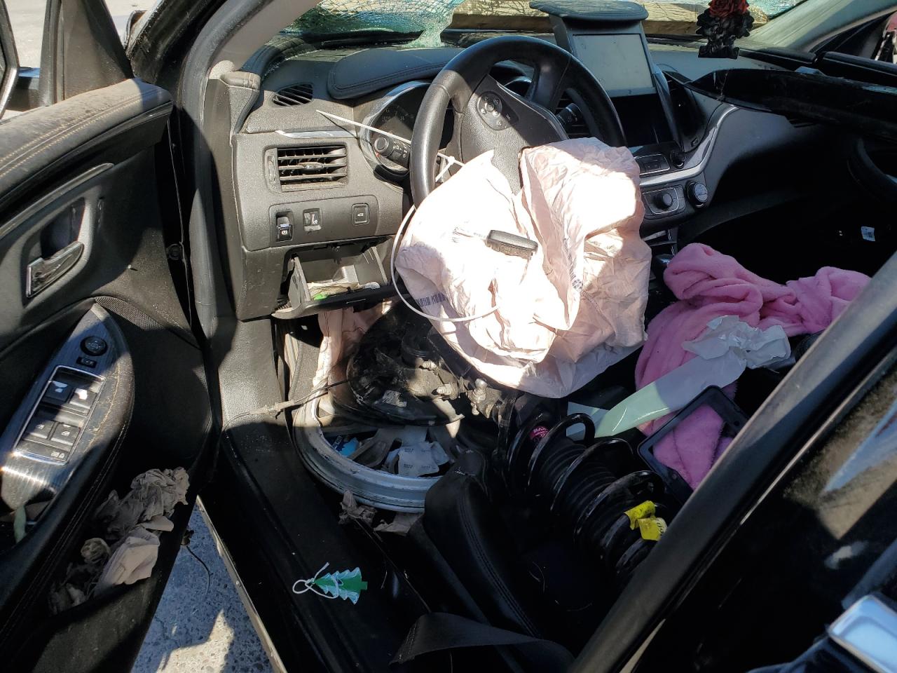 2016 Chevrolet Impala VIN 2G1115S32G9127007 Copart auction photo, all over damage thumbnail 8