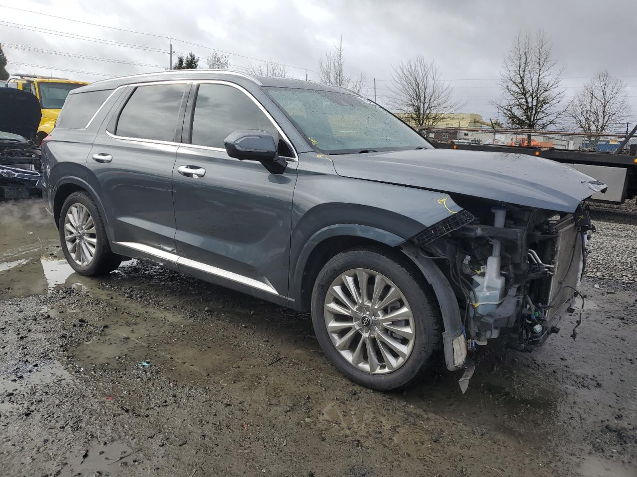 2020 Hyundai Palisade VIN KM8R5DHE4LU155580 Copart auction photo, front end damage thumbnail 4