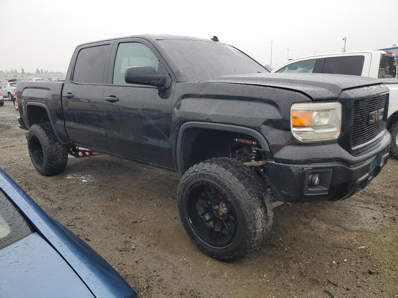 2014 GMC Sierra VIN 3GTU2UEC7EG253549 Copart auction photo, vandalism damage thumbnail 4