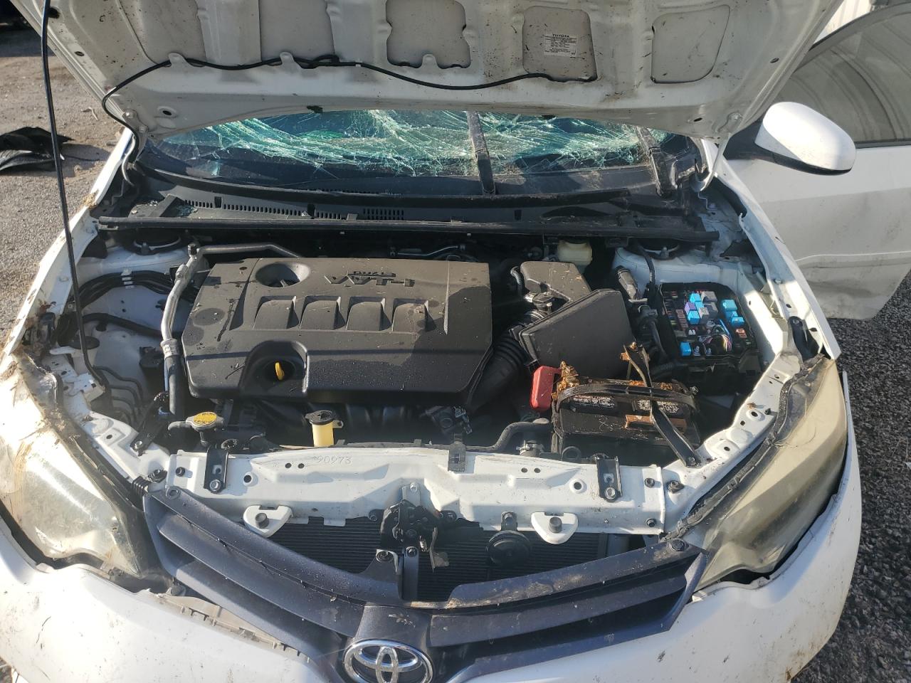 2016 Toyota Corolla VIN 2T1BURHE8GC610326 Copart auction photo, all over damage thumbnail 13