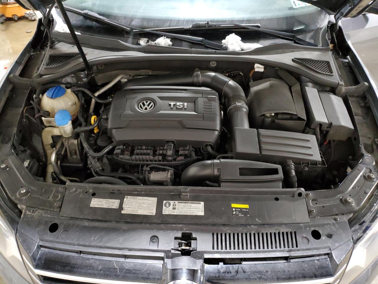 2015 Volkswagen Passat VIN 1VWBT7A38FC051901 Copart auction photo, side damage thumbnail 11