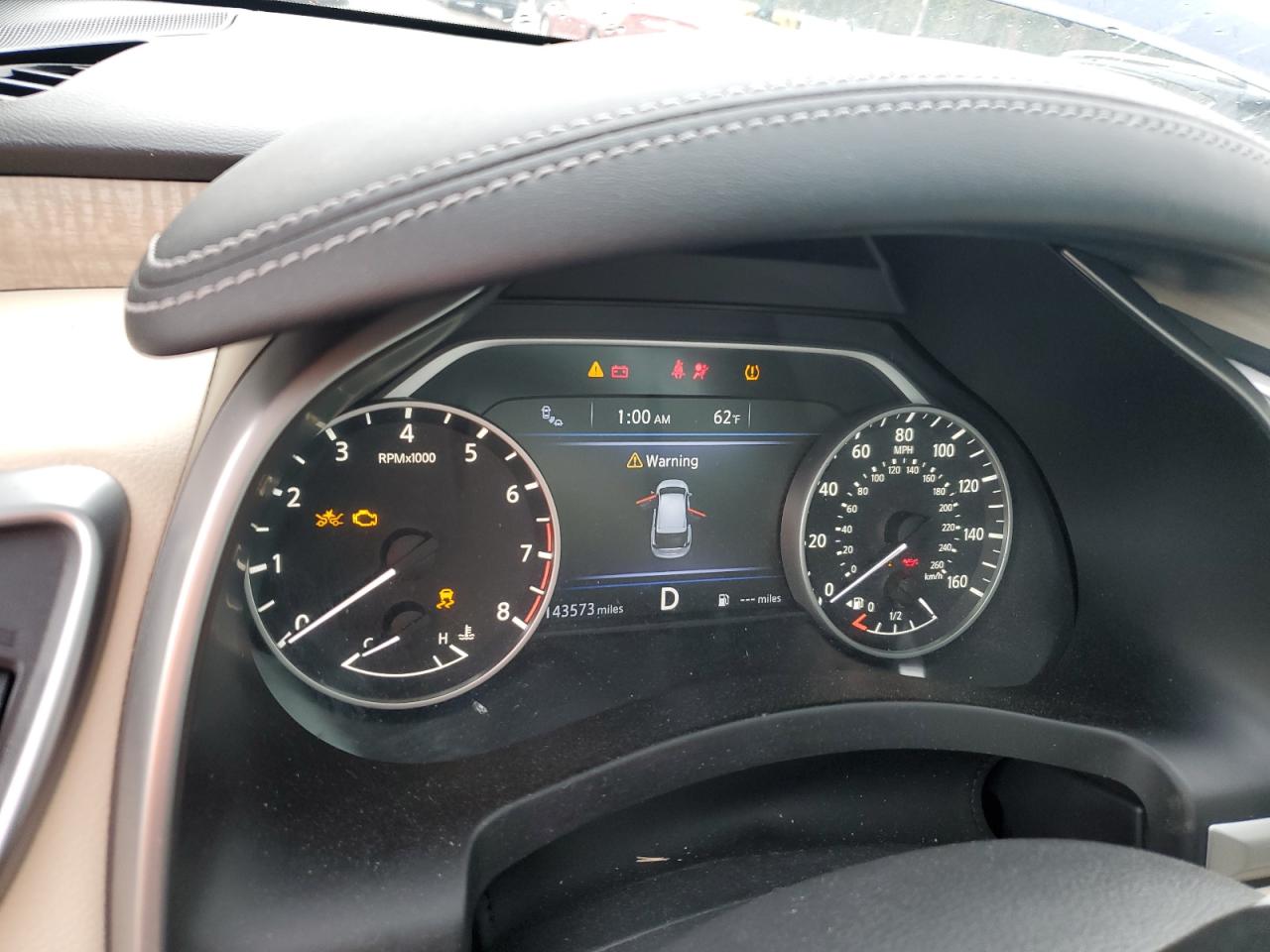 2019 Nissan Murano VIN 5N1AZ2MJ8KN163909 Copart auction photo, all over damage thumbnail 9