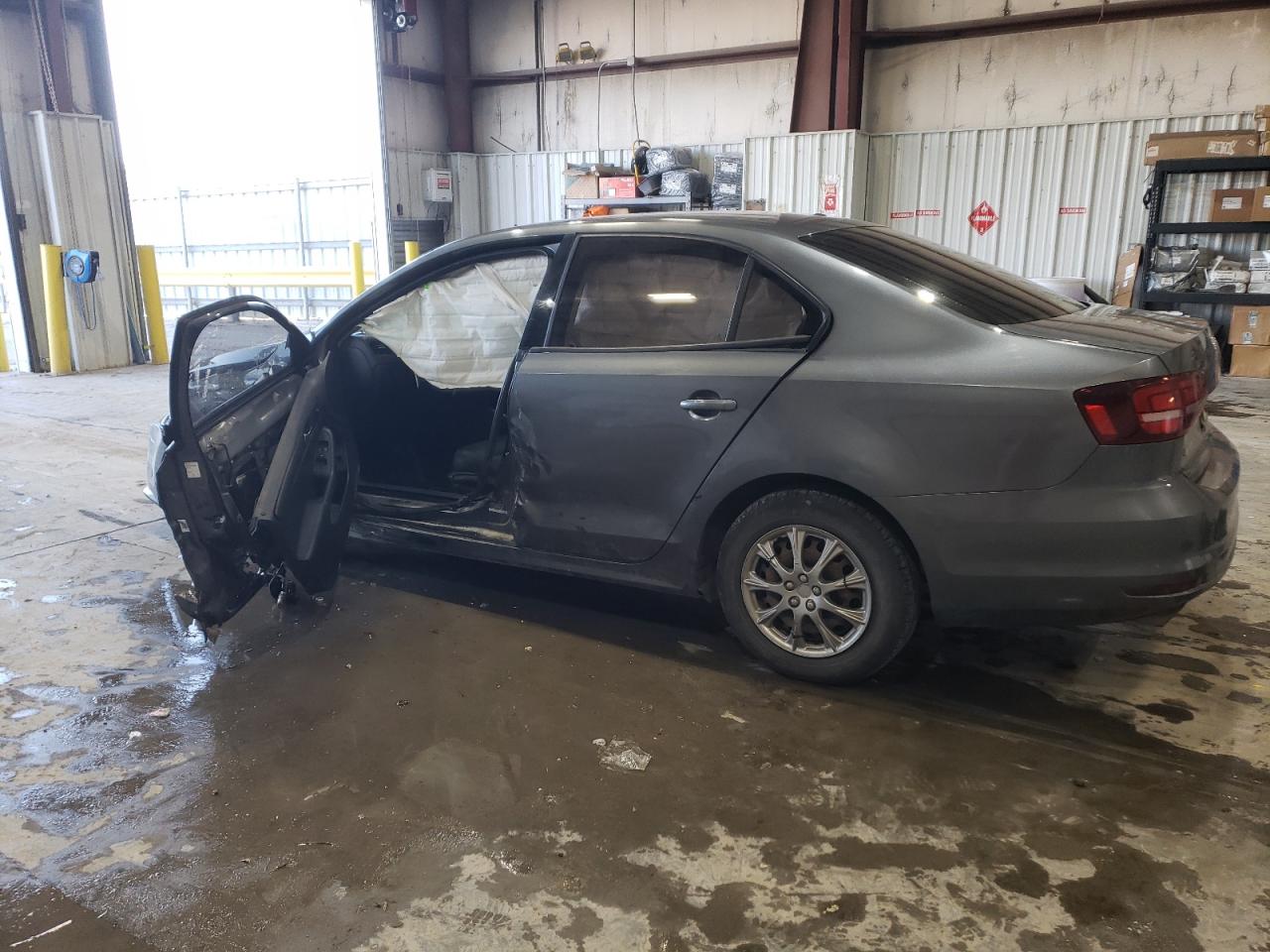2016 Volkswagen Jetta VIN 3VW267AJ5GM242598 Copart auction photo, side / front end damage thumbnail 2