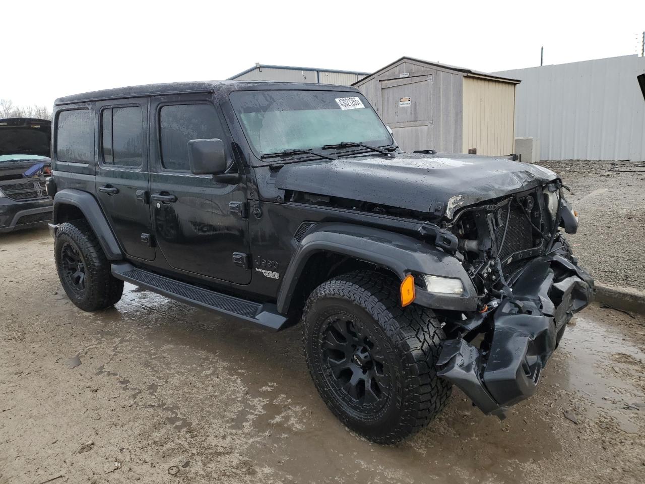 2021 Jeep Wrangler VIN 1C4HJXDM6MW823301 Copart auction photo, front end damage thumbnail 4
