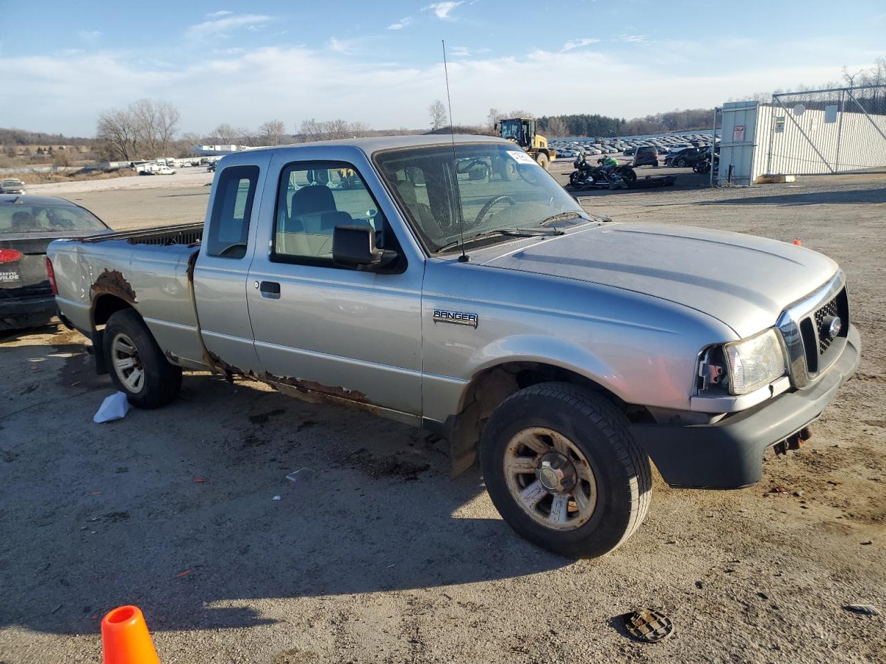 2007 Ford Ranger VIN 1FTYR44U67PA63375 Copart auction photo, all over / front end damage thumbnail 4