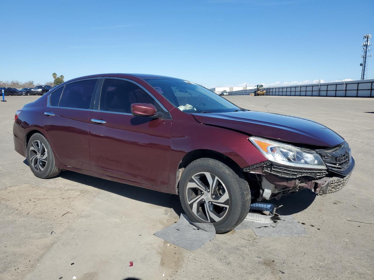 2016 Honda Accord VIN 1HGCR2F31GA081256 Copart auction photo, front end / undercarriage damage thumbnail 4