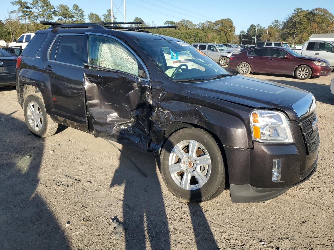 2015 GMC Terrain VIN 2GKALREK4F6290662 Copart auction photo, all over damage thumbnail 4