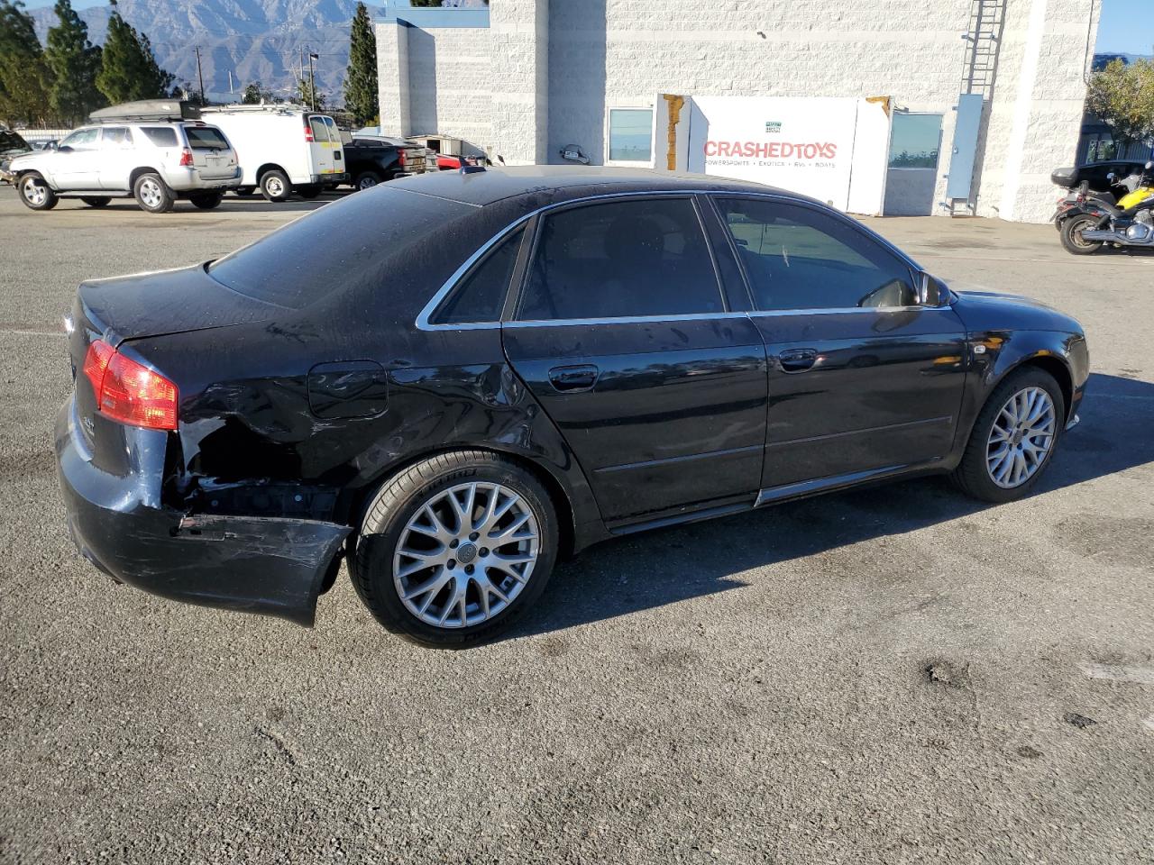 2008 Audi A4 VIN WAUDF78E08A160875 Copart auction photo, rear end damage thumbnail 3