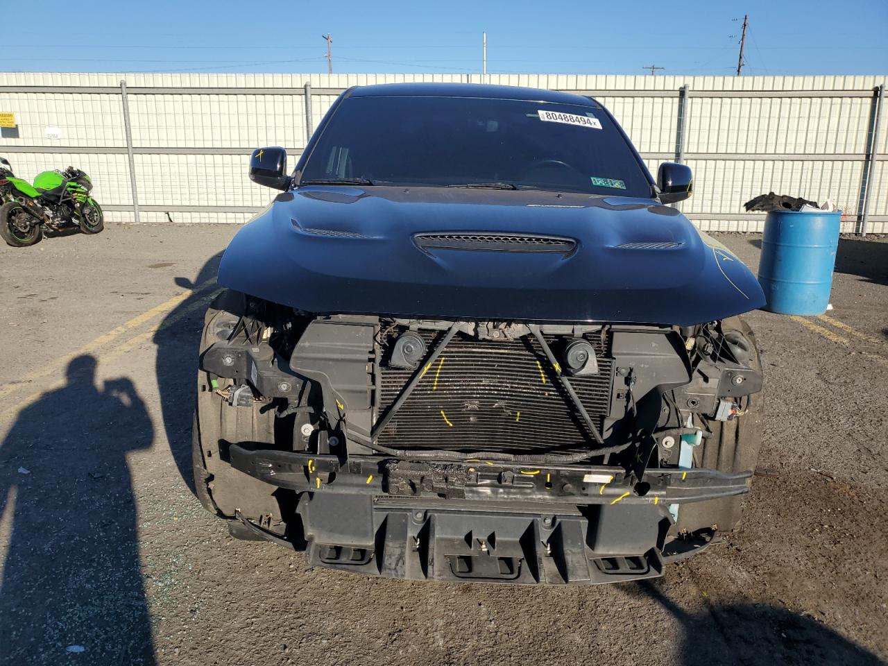 2020 Dodge Durango VIN 1C4SDJCT3LC155217 Copart auction photo, front end damage thumbnail 5