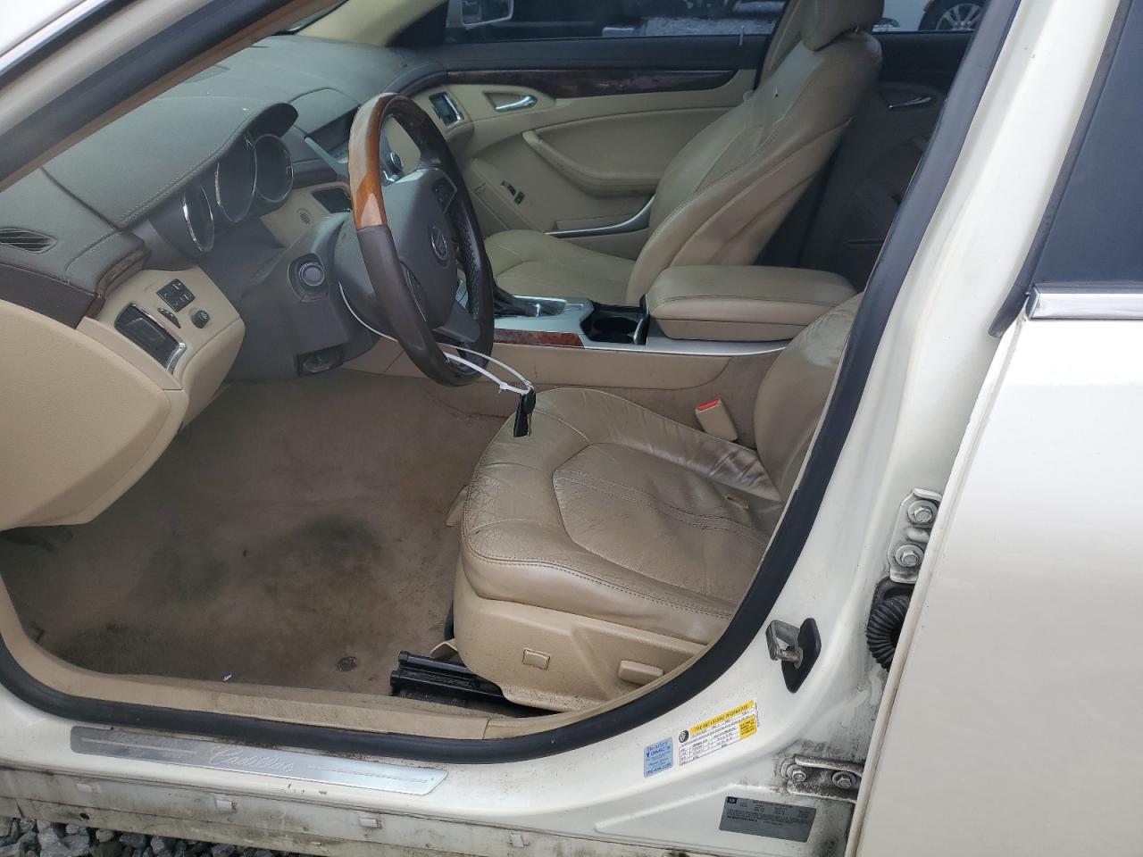 2009 Cadillac CTS VIN 1G6DF577190143572 Copart auction photo, rear end / side damage thumbnail 7