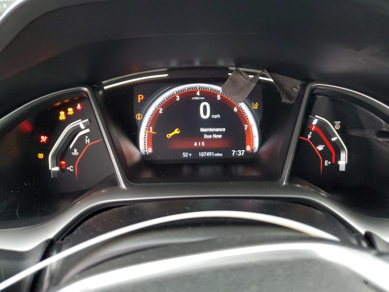 2020 Honda Civic VIN 2HGFC2F88LH549490 Copart auction photo, front end damage thumbnail 9