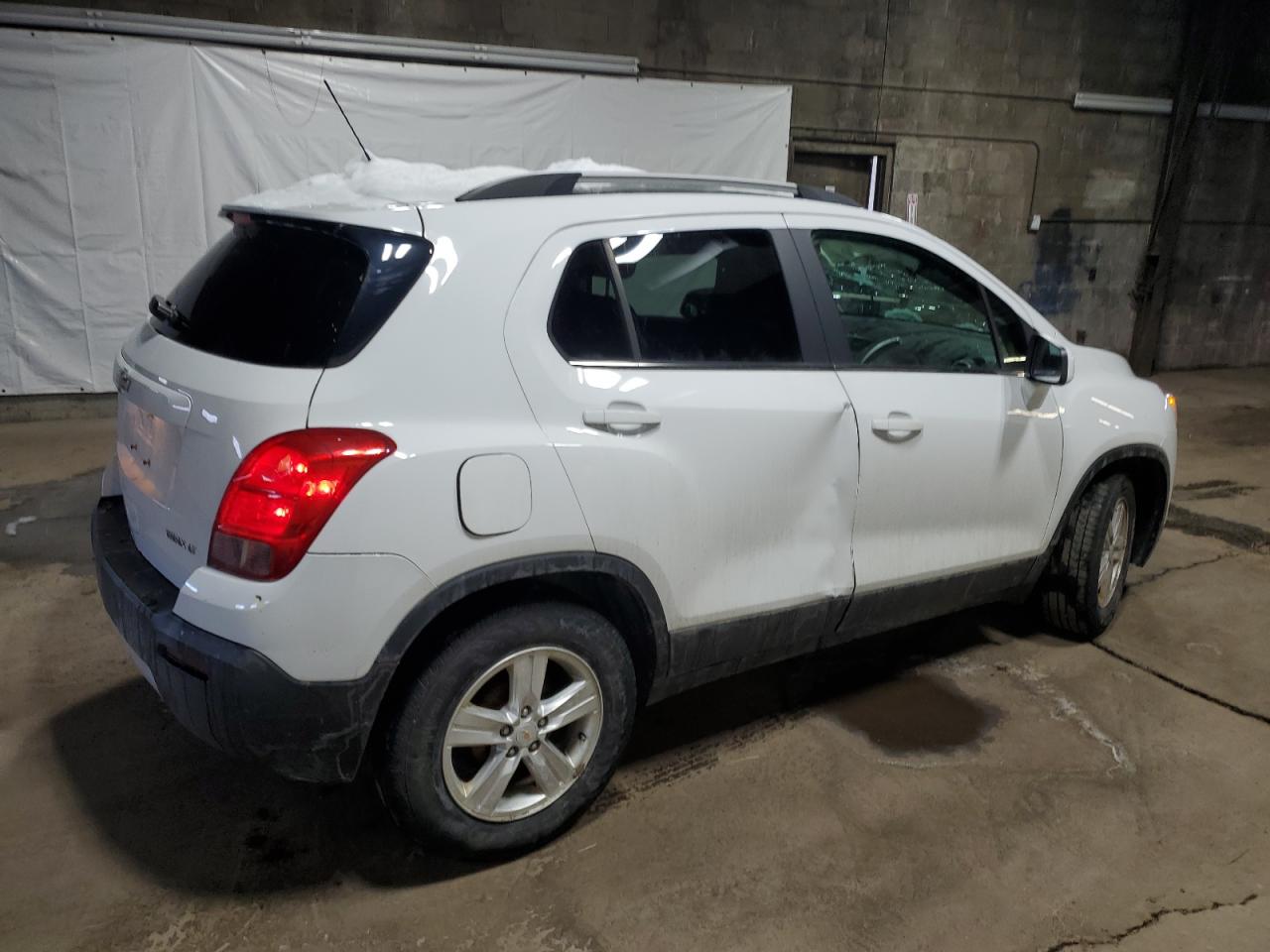 2016 Chevrolet Trax VIN KL7CJLSBXGB758000 Copart auction photo, all over damage thumbnail 3