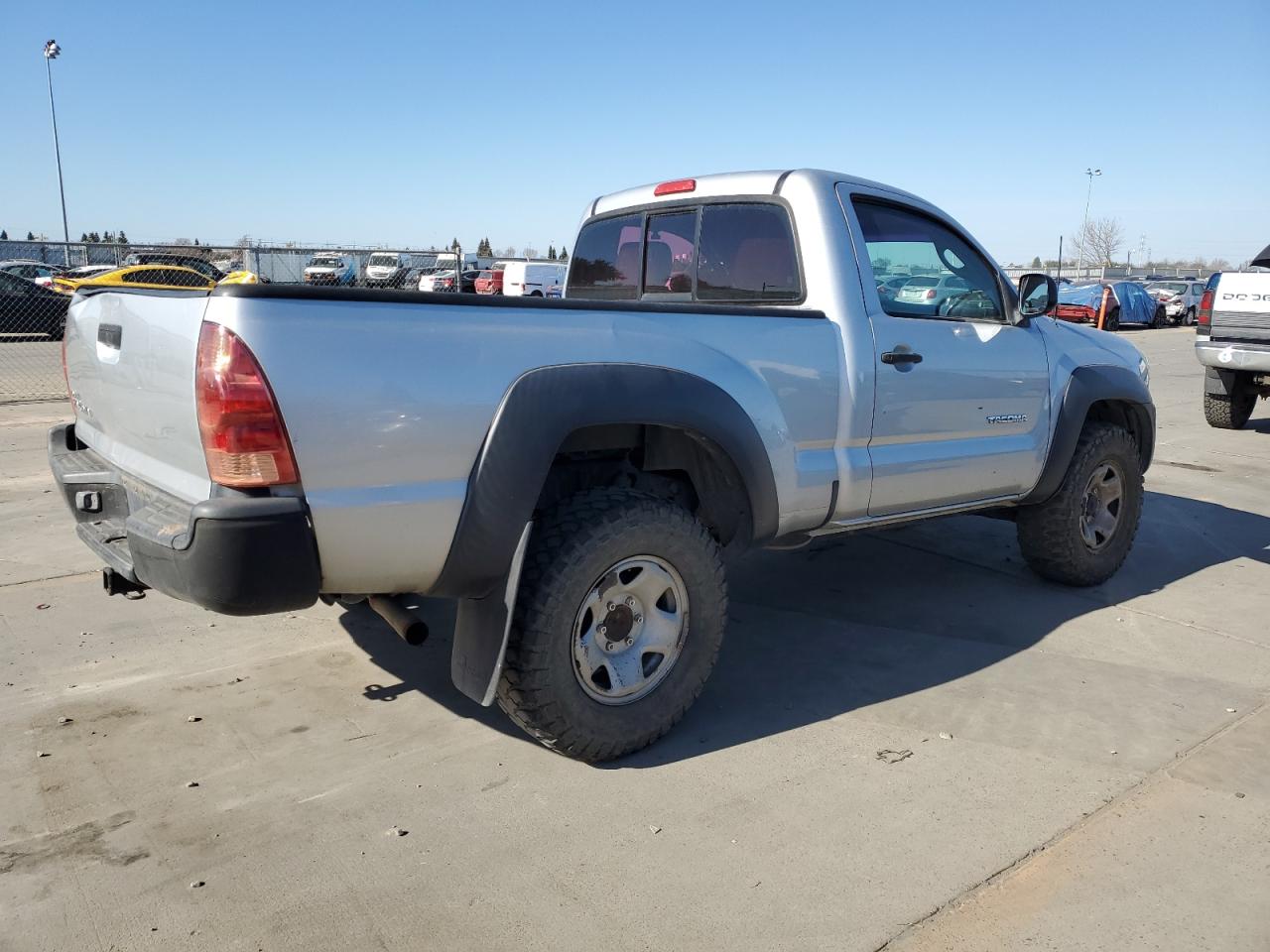 2007 Toyota Tacoma VIN 5TEPX42N77Z379437 Copart auction photo, side damage thumbnail 3