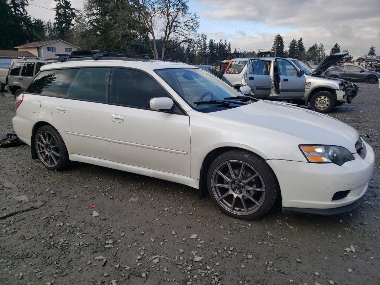 2005 Subaru Legacy VIN 4S3BP616657312428 Copart auction photo, rear end / front end damage thumbnail 4