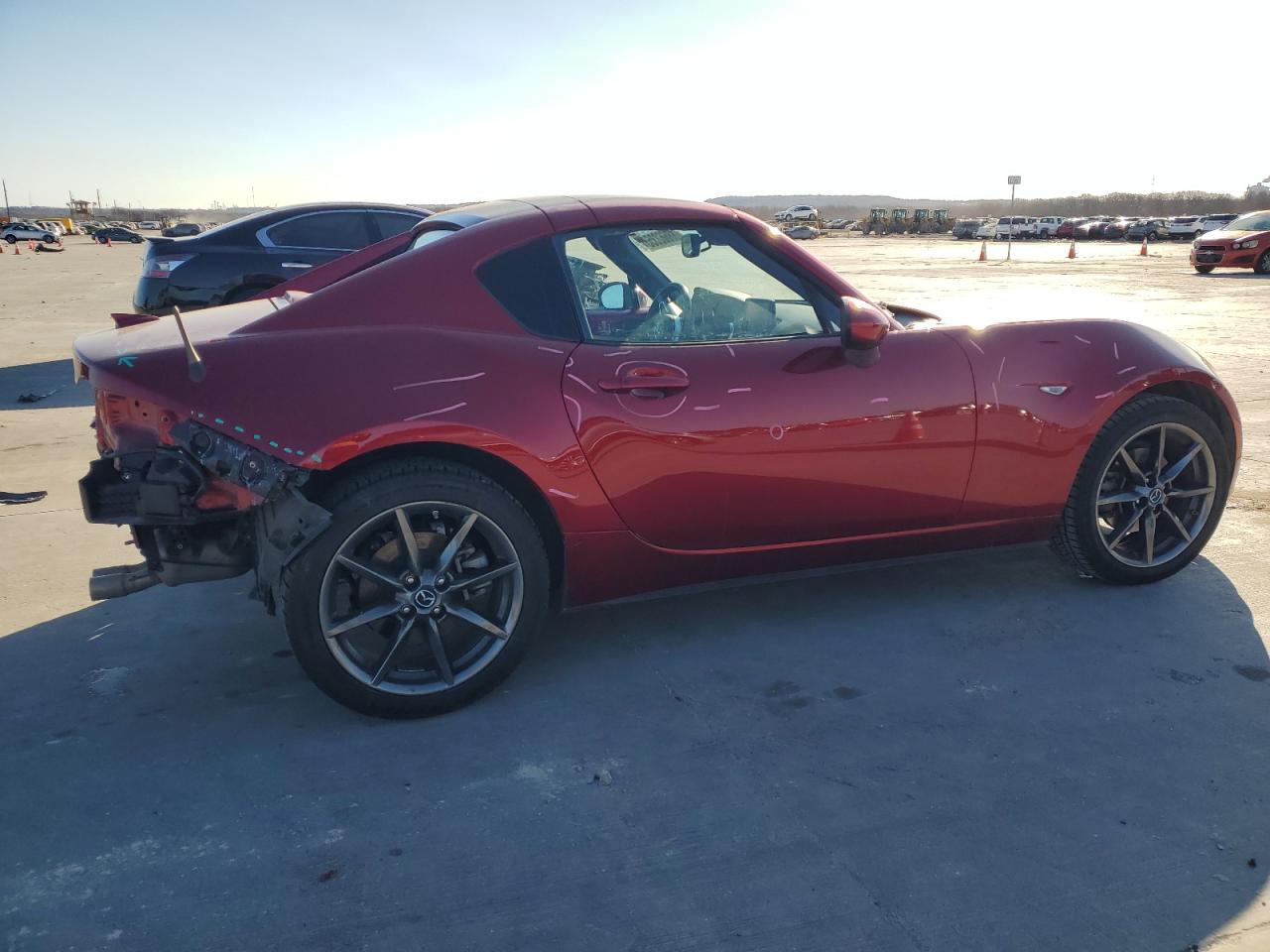 2019 Mazda MX-5 VIN JM1NDAM73K0308712 Copart auction photo, rear end damage thumbnail 3