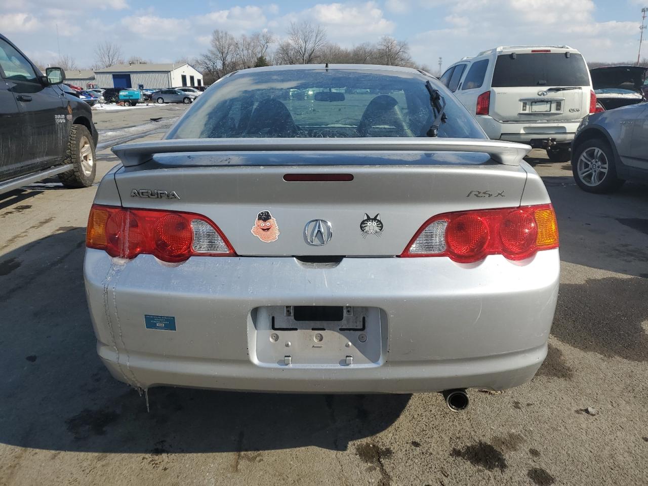 2004 Acura RSX VIN JH4DC54824S004677 Copart auction photo, front end damage thumbnail 6