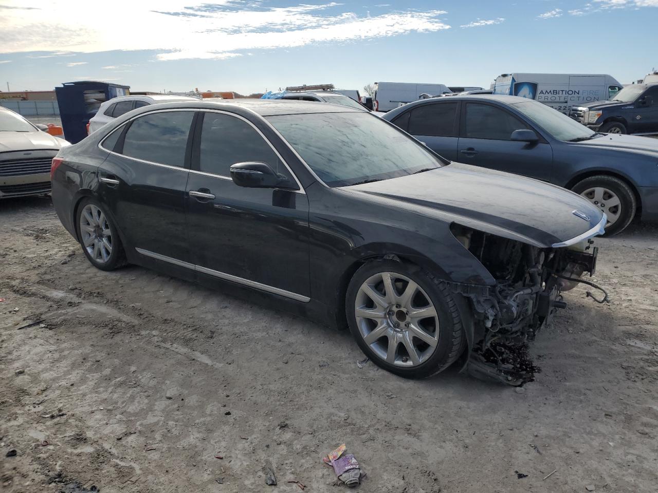 2016 Hyundai Equus VIN KMHGH4JHXGU103699 Copart auction photo, front end / minor dent/scratches damage thumbnail 4