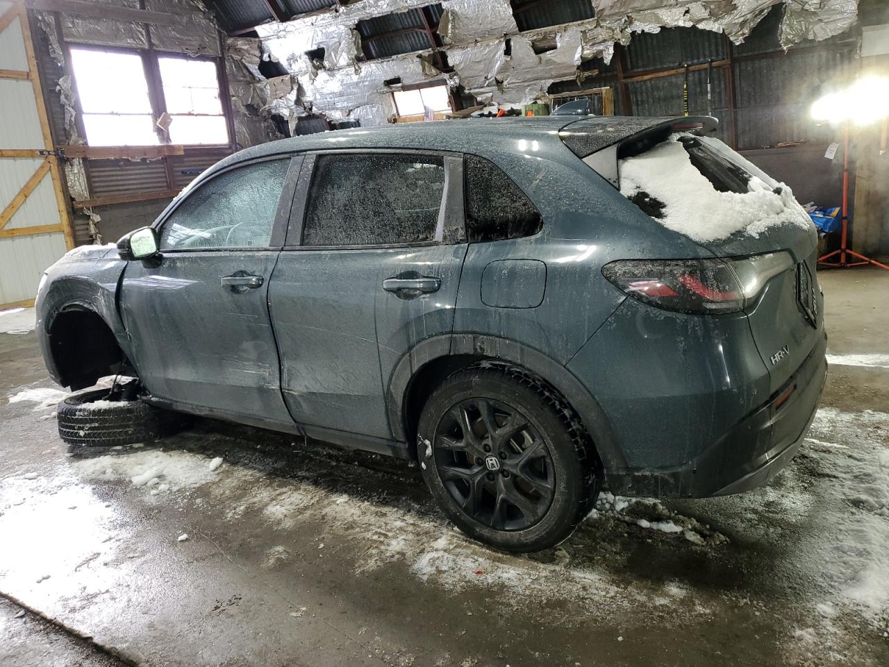 2023 Honda HR-V VIN 3CZRZ2H5XPM700442 Copart auction photo, side damage thumbnail 2