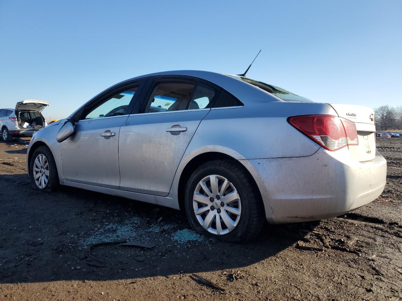 2011 Chevrolet Cruze VIN 1G1PF5S97B7156691 Copart auction photo, vandalism damage thumbnail 2