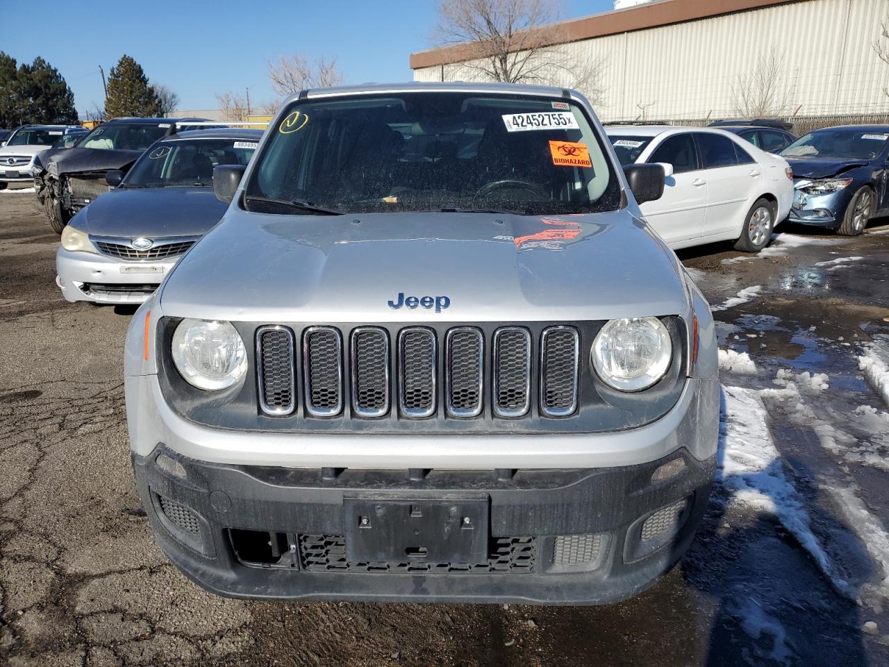2017 Jeep Renegade VIN ZACCJBAB8HPE67226 Copart auction photo, biohazard/chemical damage thumbnail 5