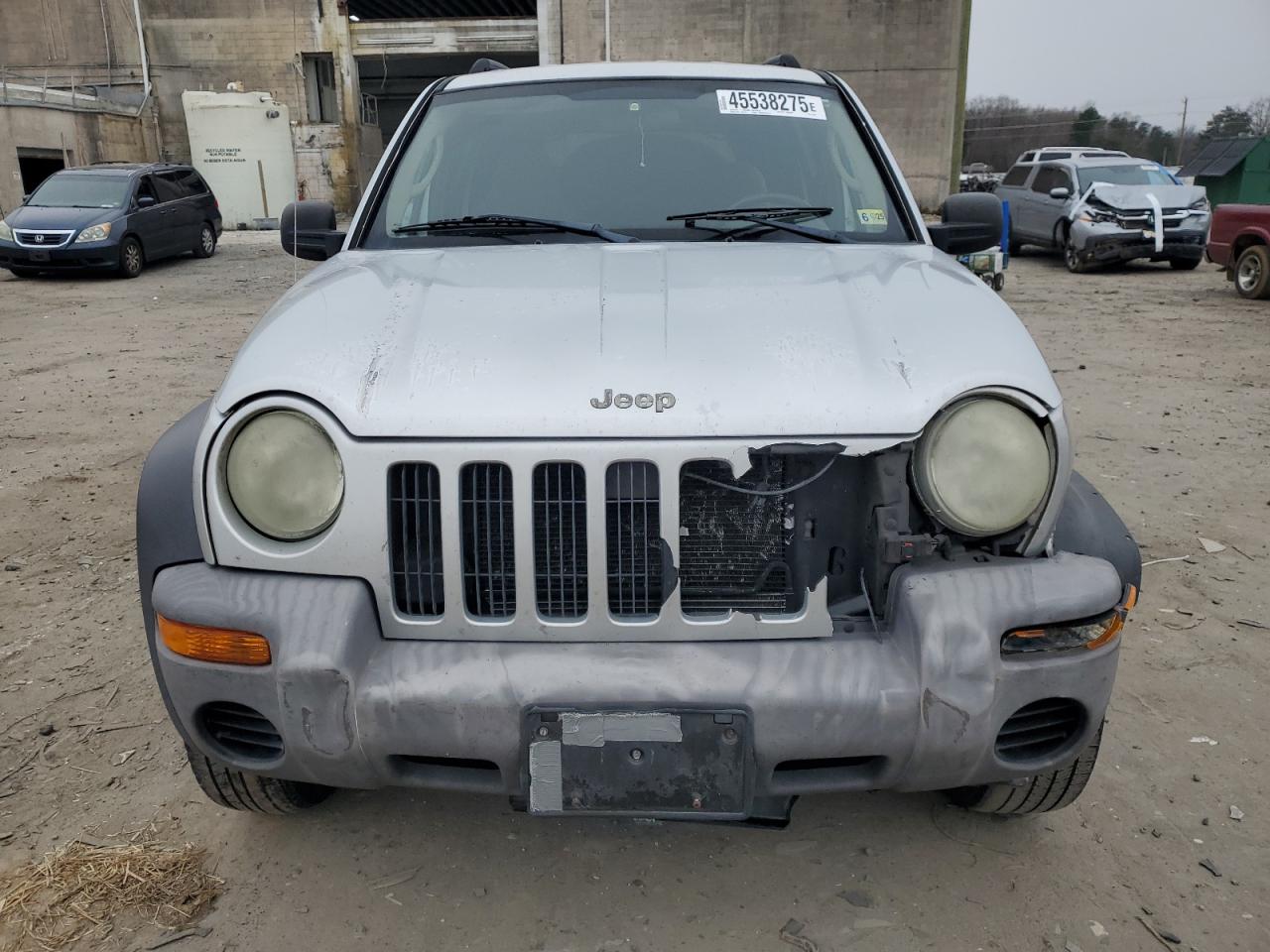 2004 Jeep Liberty (North America) VIN 1J8GL48K44W318430 Copart auction photo, front end / minor dent/scratches damage thumbnail 5