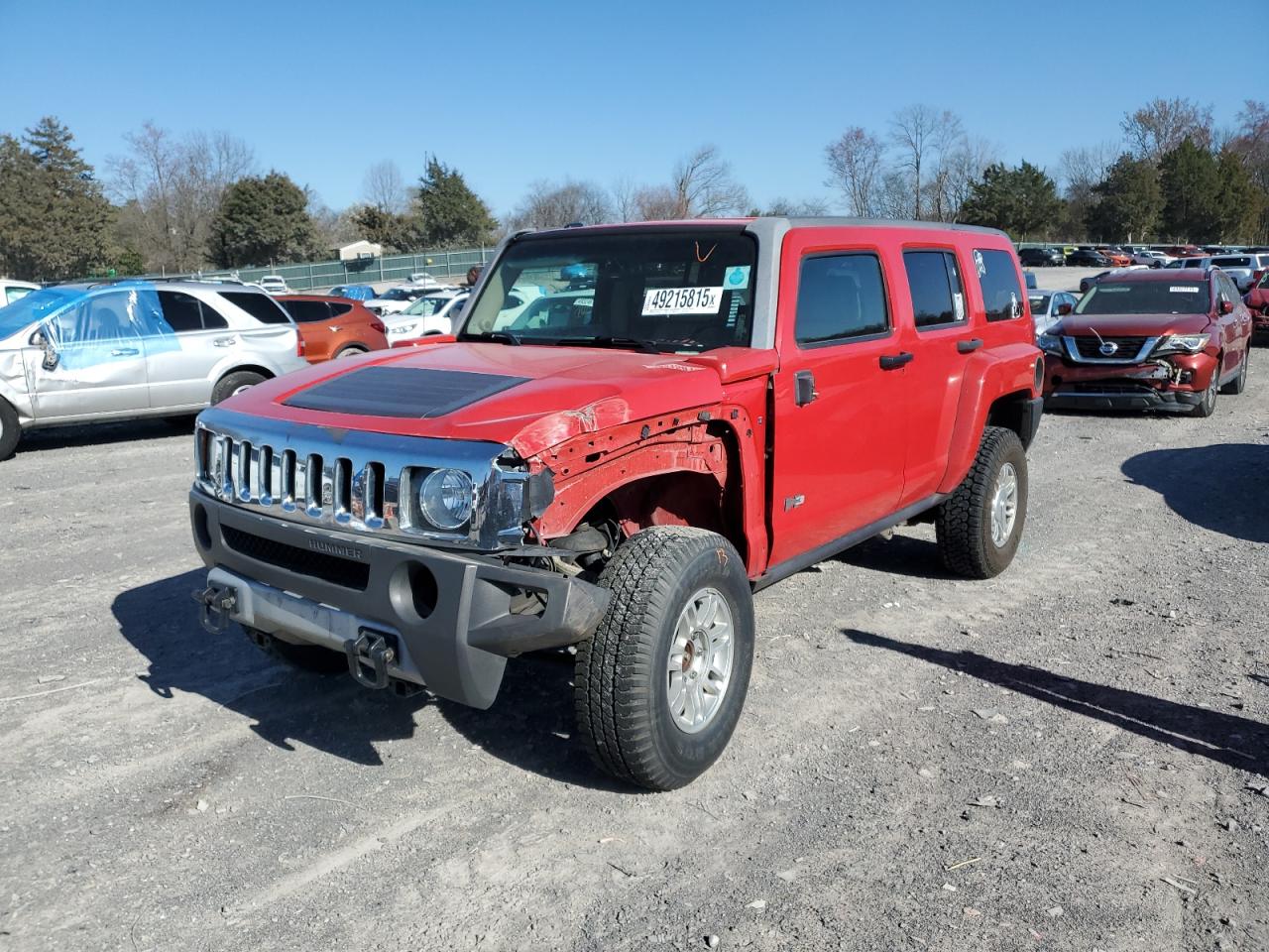 2008 Hummer H3 VIN 5GTEN13E788181236 - Copart auction photo