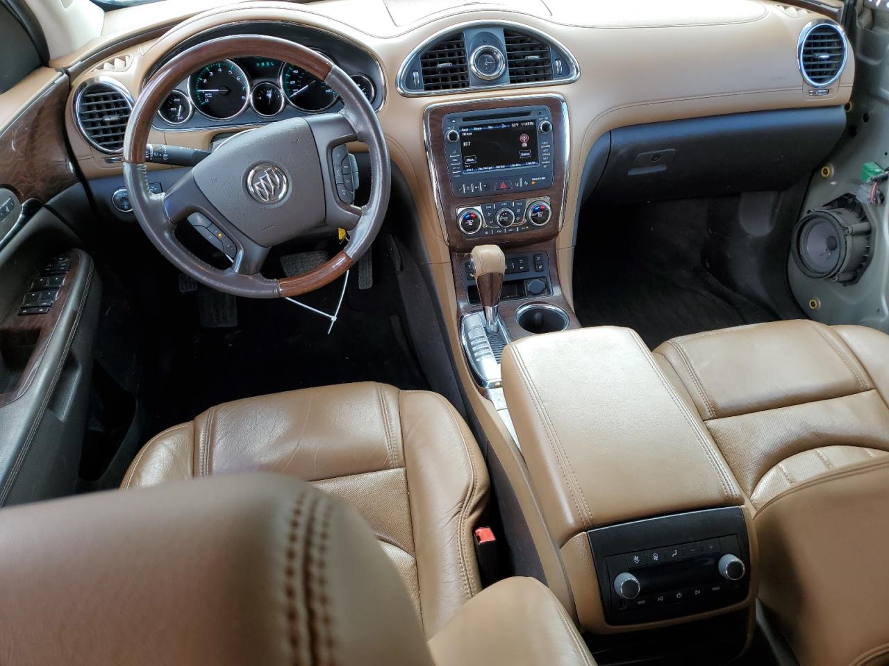 2014 Buick Enclave VIN 5GAKVCKD3EJ225706 Copart auction photo, front end damage thumbnail 8