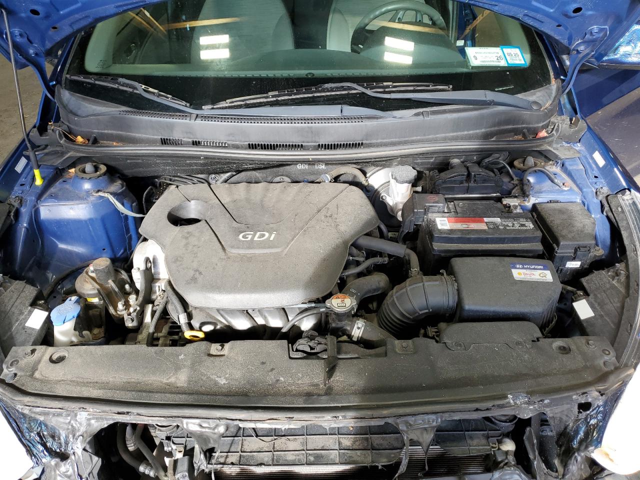 2017 Hyundai Accent VIN KMHCT4AE5HU274879 Copart auction photo, burn - engine damage thumbnail 12