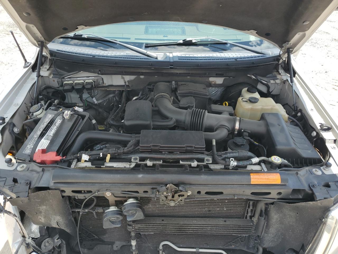 2009 Ford F-150 VIN 1FTPW14V49FB16434 Copart auction photo, front end / side damage thumbnail 12