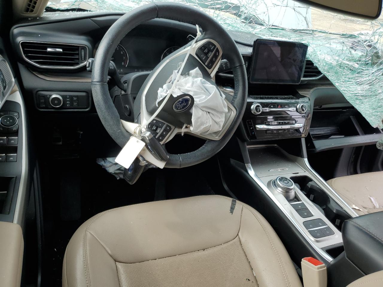 2021 Ford Explorer VIN 1FMSK7FH1MGC17218 Copart auction photo, all over damage thumbnail 8