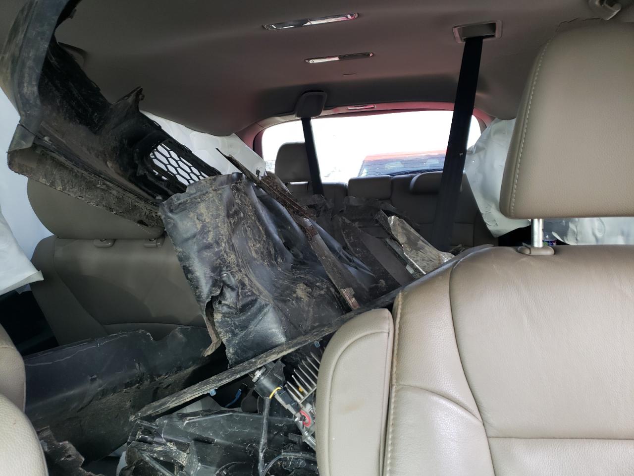 2021 Honda Pilot VIN 5FNYF6H5XMB083268 Copart auction photo, front end / side damage thumbnail 10