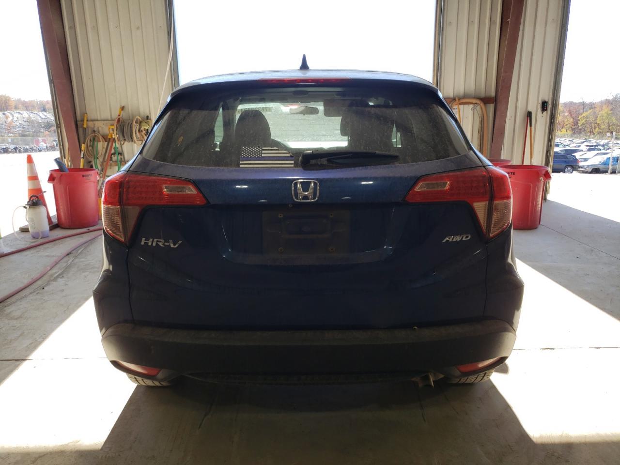 2016 Honda HR-V VIN 3CZRU6H50GM707731 Copart auction photo, front end damage thumbnail 6