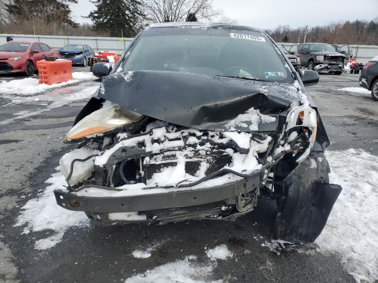 2011 Toyota Yaris VIN JTDKT4K39B5341515 Copart auction photo, front end damage thumbnail 5
