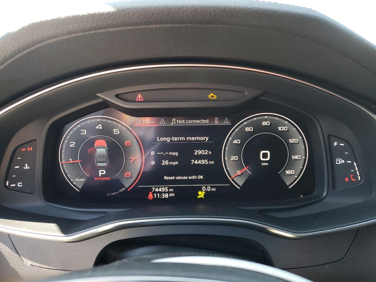2019 Audi A6 VIN WAUL2AF23KN039142 Copart auction photo, rear end / minor dent/scratches damage thumbnail 9
