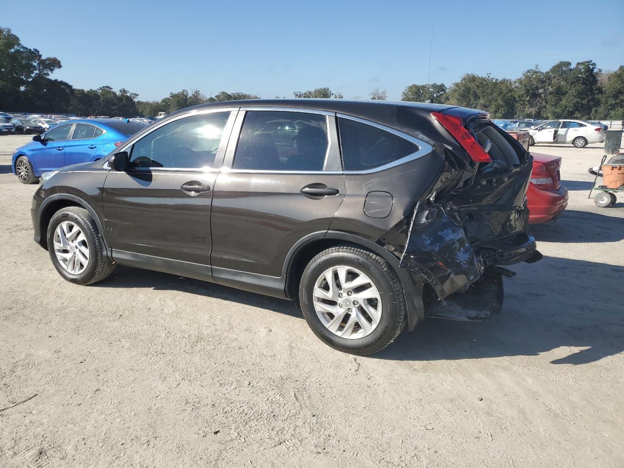 2016 Honda CR-V VIN 2HKRM3H50GH551944 Copart auction photo, rear end damage thumbnail 2