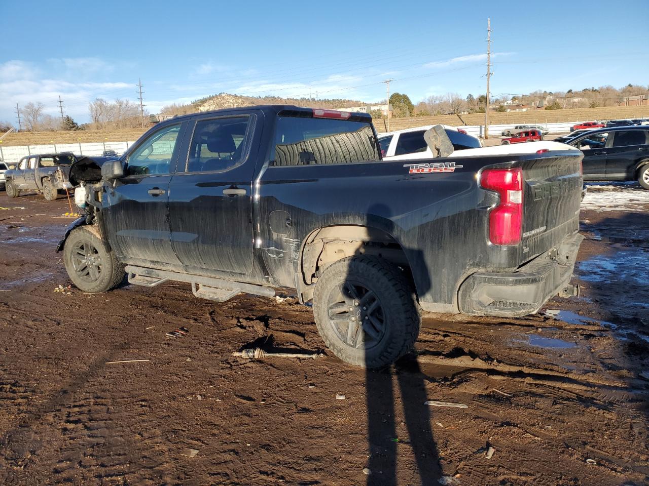 2021 Chevrolet Silverado VIN 1GCPYCEF1MZ339213 Copart auction photo, front end damage thumbnail 2