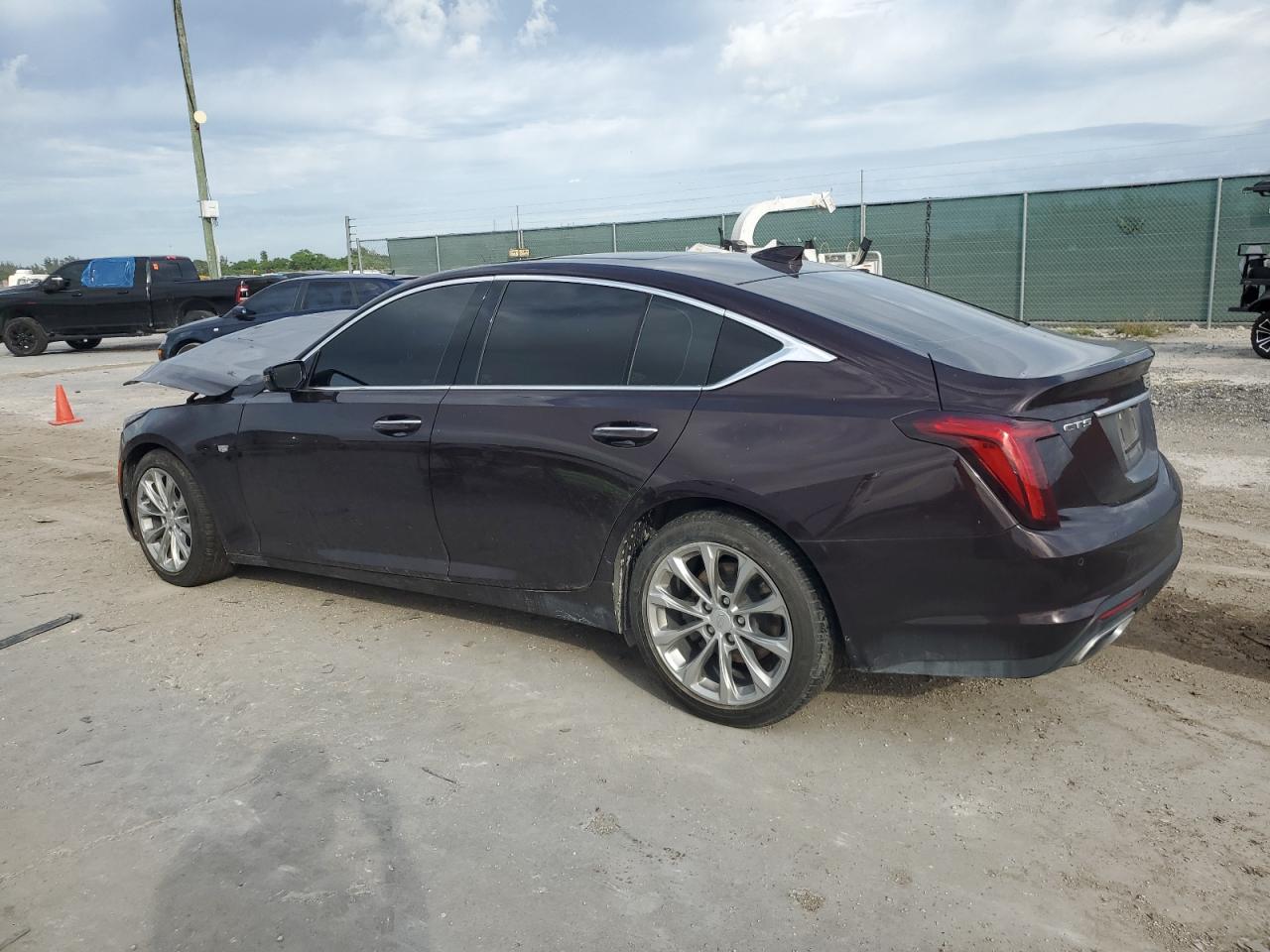 2022 Cadillac CT5 VIN 1G6DN5RK4N0111486 Copart auction photo, front end damage thumbnail 2