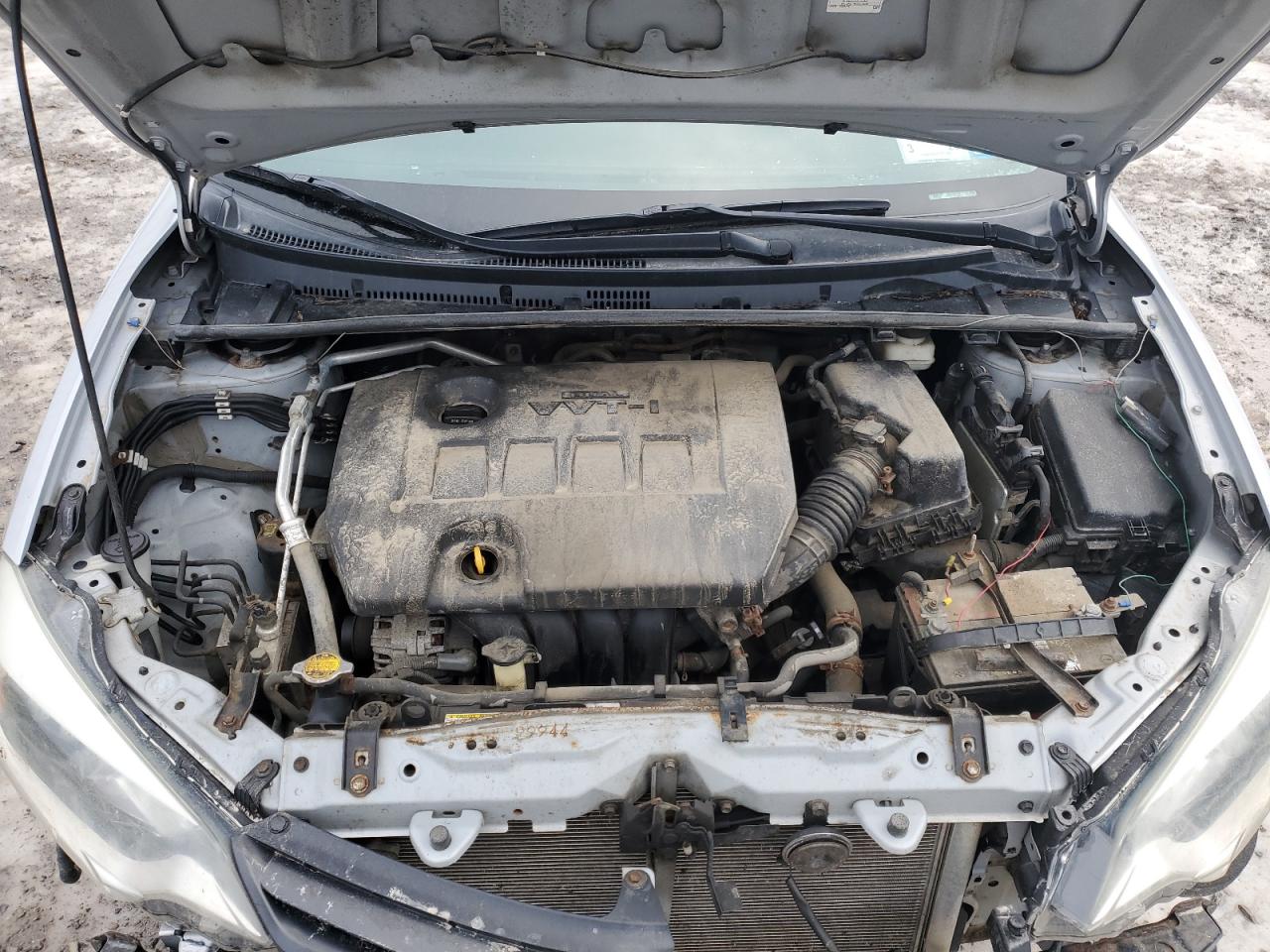 2014 Toyota Corolla VIN 2T1BURHE5EC171700 Copart auction photo, all over damage thumbnail 13