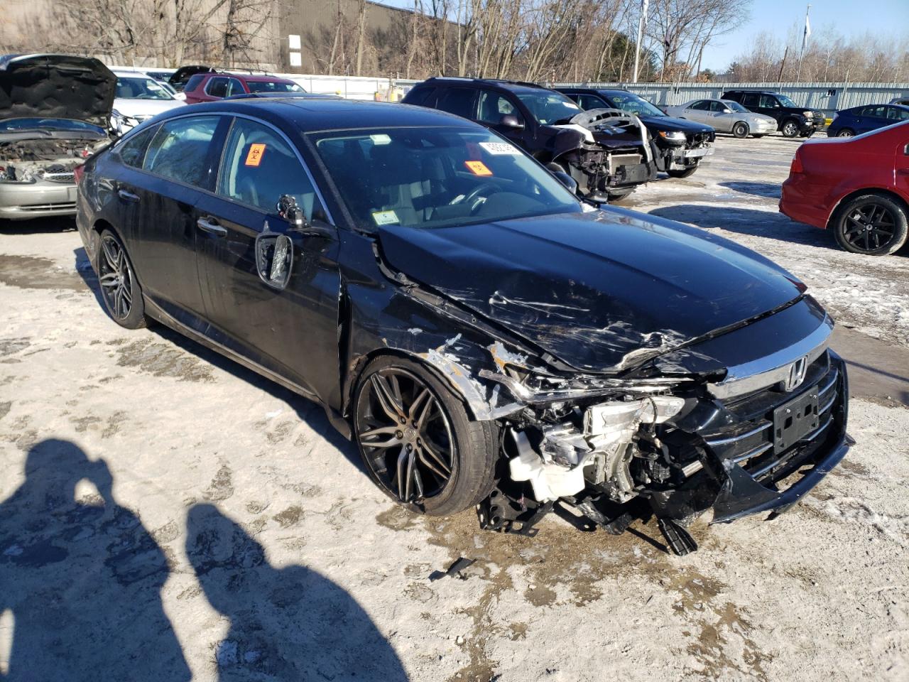 2021 Honda Accord VIN 1HGCV2F95MA018124 Copart auction photo, front end / minor dent/scratches damage thumbnail 4