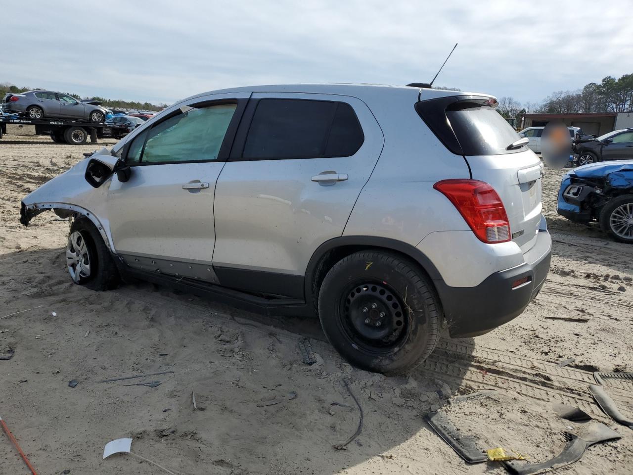 2016 Chevrolet Trax VIN 3GNCJKSB0GL246992 Copart auction photo, all over damage thumbnail 2