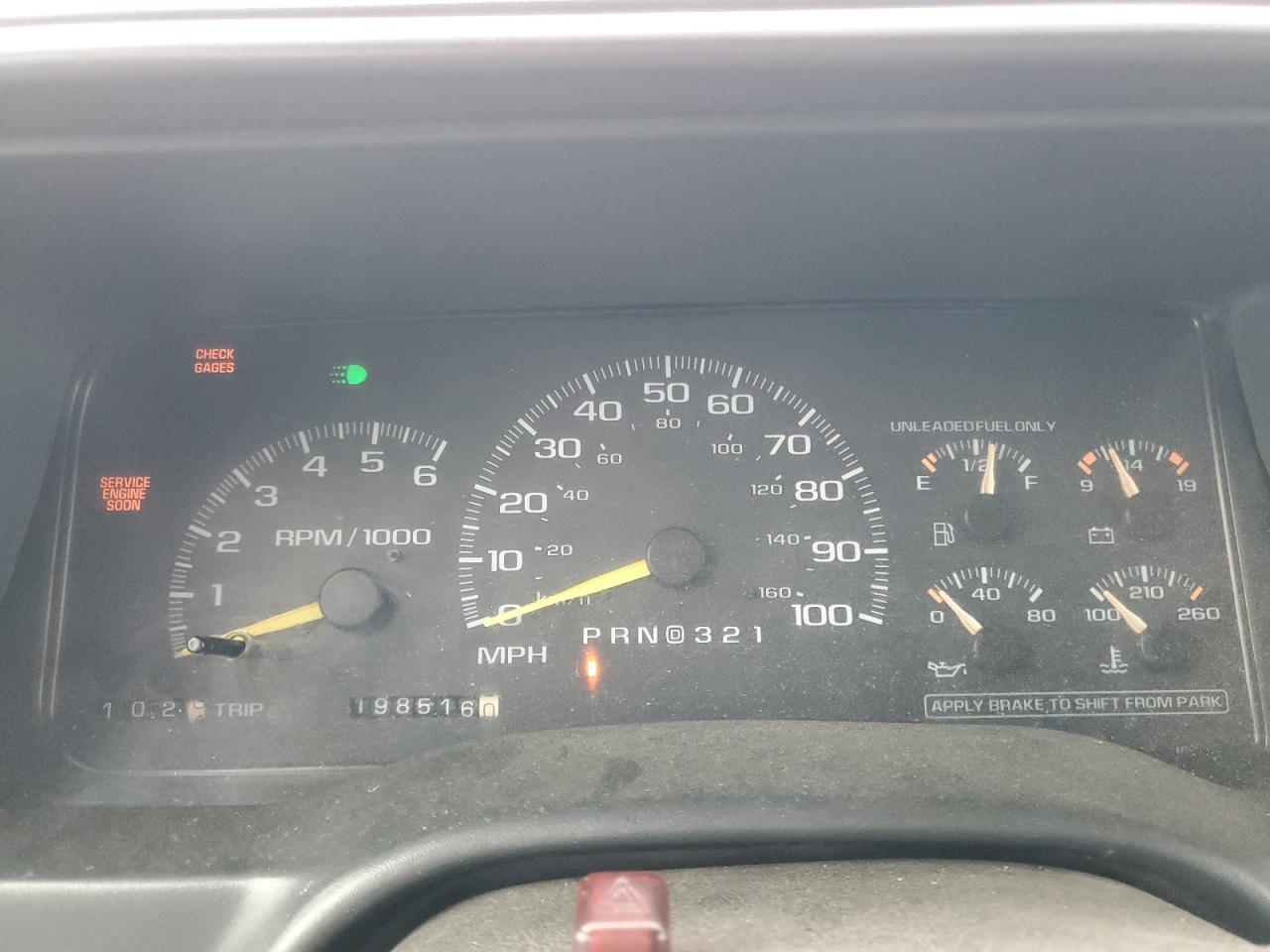 1997 Chevrolet Tahoe VIN 1GNEK13R7VJ362707 Copart auction photo, rear end damage thumbnail 9