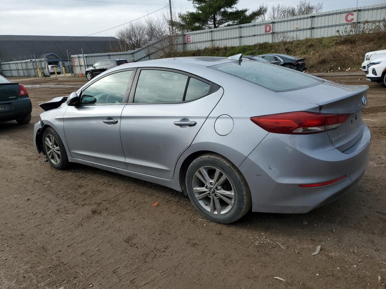 2017 Hyundai Elantra VIN 5NPD84LF6HH042107 Copart auction photo, front end / side damage thumbnail 2