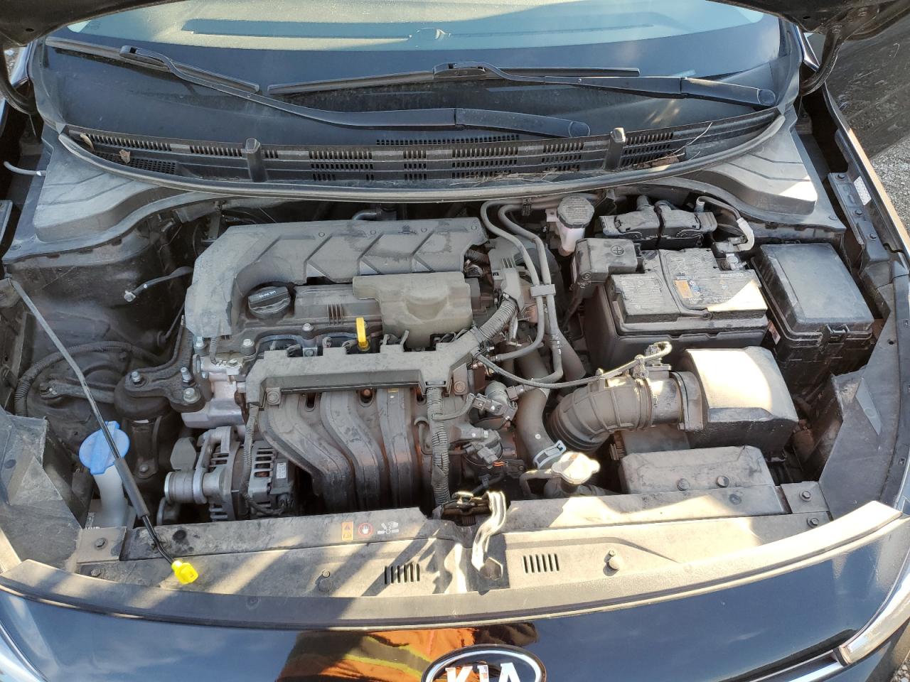 2021 KIA Rio VIN 3KPA24AD4ME395773 Copart auction photo, vandalism damage thumbnail 12