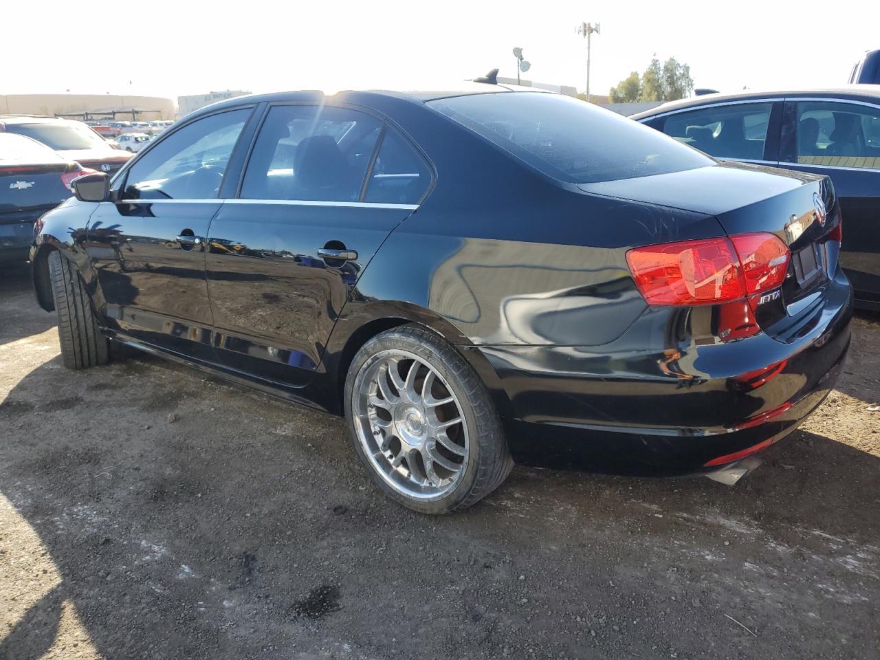 2014 Volkswagen Jetta VIN 3VWD07AJ3EM354078 Copart auction photo, stripped / mechanical damage thumbnail 2
