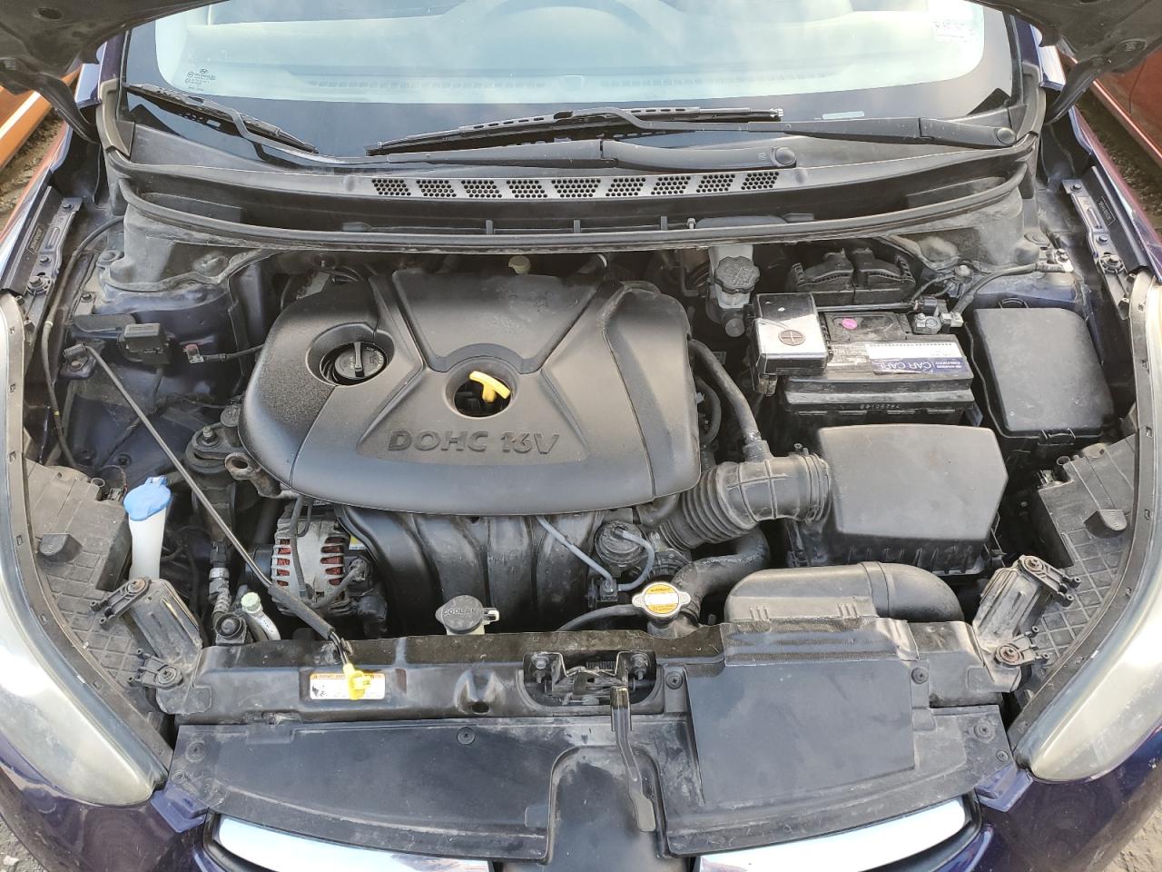 2013 Hyundai Elantra VIN 5NPDH4AE4DH163397 Copart auction photo, minor dent/scratches damage thumbnail 11